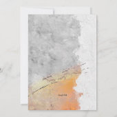 Herfst in het najaar kaart (Achterkant)