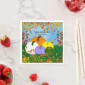 Herfst in het najaar servet (Insitu)