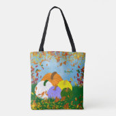 Herfst in het najaar tote bag (Achterkant)