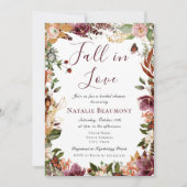 Herfst in het najaar van de Liefde Vrijgezellenfee Kaart (Voorkant)