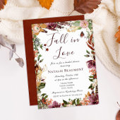 Herfst in het najaar van de Liefde Vrijgezellenfee Kaart