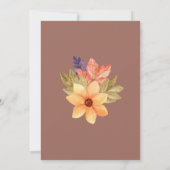 Herfst in het najaar van de Liefde Vrijgezellenfee Kaart (Achterkant)