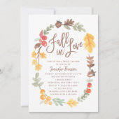 Herfst in het najaar van de Liefde Vrijgezellenfee Kaart (Voorkant)