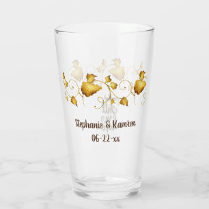 Herfst in het najaar van de Liefde Weddenschap met Glas