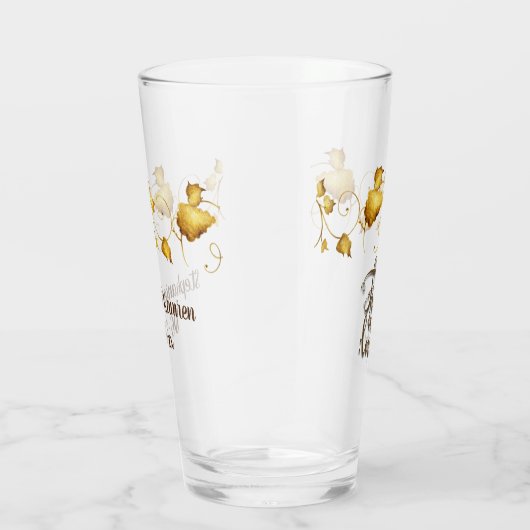 Herfst in het najaar van de Liefde Weddenschap met Glas (Rechts)