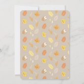 Herfst in het najaar van de Liefde Wreath Drive-by Kaart (Achterkant)