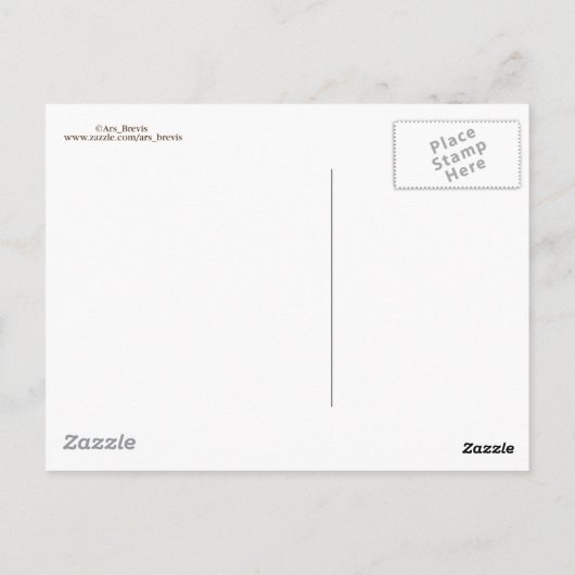 Herfst in het New Yorkse Briefkaart (Achterkant)