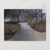 Herfst in het park briefkaart (Voorkant)