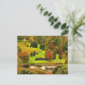 Herfst in het park briefkaart (Staand voorkant)