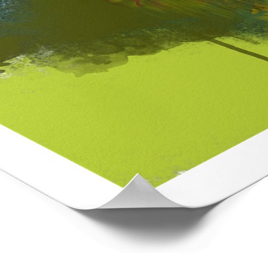 Herfst in het park poster (Hoek)