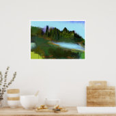 Herfst in het park poster (Keuken)