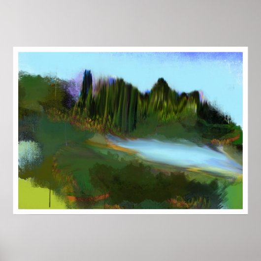 Herfst in het park poster (Voorkant)