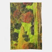 Herfst in het park theedoek (Verticaal)
