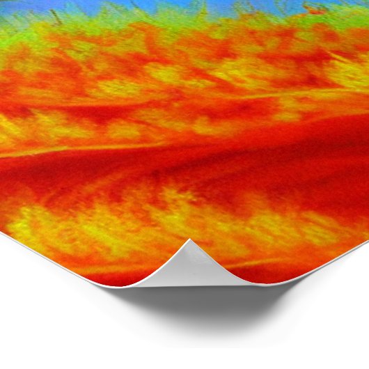 Herfst in het Poster Clouds (Hoek)