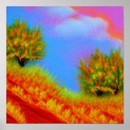 Herfst in het Poster Clouds