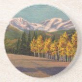 Herfst in het Rockies Onderzetter (Voorkant)