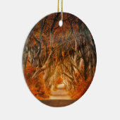 Herfst in het struikgewas keramisch ornament (Rechts)