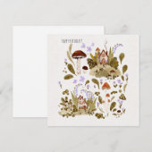 Herfst in houtland aquarel illustratie (Voorkant / Achterkant)