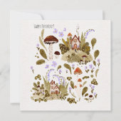 Herfst in houtland aquarel illustratie (Voorkant)