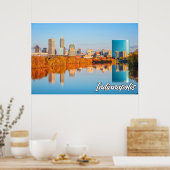 Herfst in Indianapolis, Indiana, Verenigde Staten Poster (Keuken)