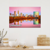 Herfst in Indianapolis, Indiana, Verenigde Staten Poster (Keuken)