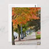 Herfst in Iowa Briefkaart (Voorkant / Achterkant)