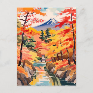Herfst in Japan - Japanse herfst Briefkaart