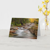 Herfst in Jefferson Brook, New Hampshire Kaart (Gele Bloem)