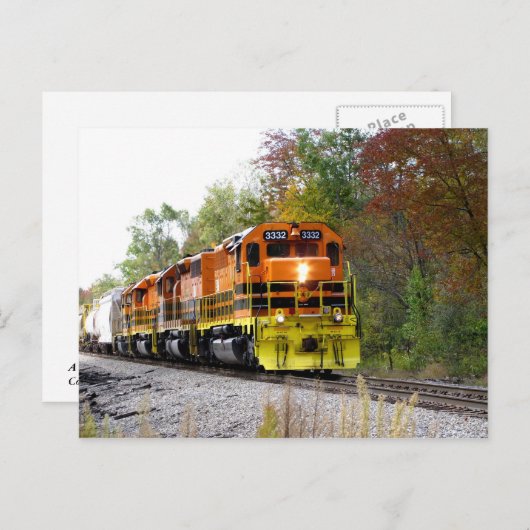 Herfst in kleur briefkaart (Voorkant / Achterkant)