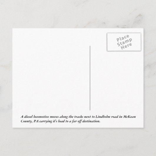 Herfst in kleur briefkaart (Achterkant)