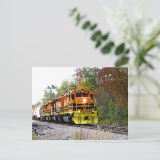 Herfst in kleur briefkaart (Staand voorkant)