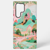 Herfst in Korea Samsung Galaxy Hoesje (Achterkant)