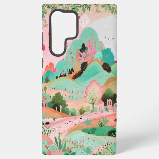 Herfst in Korea Samsung Galaxy Hoesje (Achterkant)