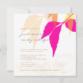 Herfst in lavendel/herfst/dij achtergrond kaart (Achterkant)