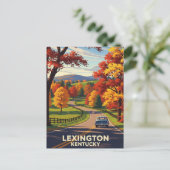 Herfst in Lexington Kentucky Briefkaart (Staand voorkant)