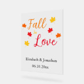 Herfst in liefde acryl bord (Hoek)