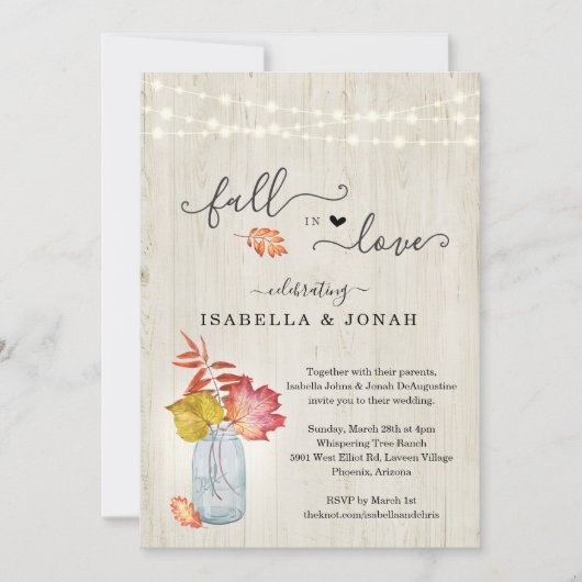 Herfst in liefde allemaal in één weddenschap met R Kaart (Voorkant)