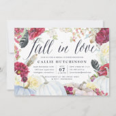 Herfst in Liefde | Autumn Bridal Shower Invitation Kaart (Voorkant)