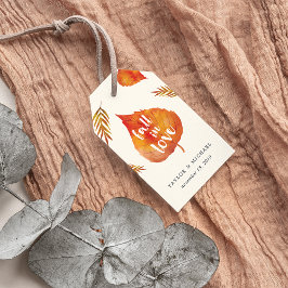 Herfst in Liefde | Autumn Leaves Wedding Favor Cadeaulabel
