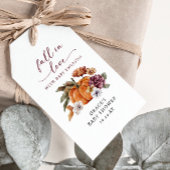 Herfst In Liefde Baby Gift Label Cadeaulabel