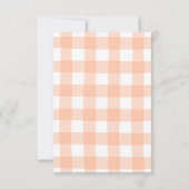 Herfst in liefde Baby shower Bedankkaart (Achterkant)