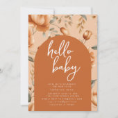 Herfst in Liefde Baby shower Feestuitnodiging Kaart (Voorkant)