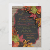 Herfst in liefde Baby shower Kaart (Voorkant)