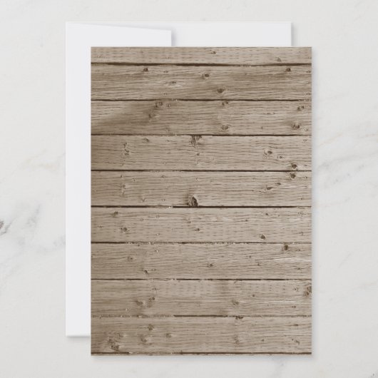 Herfst in liefde Baby shower Kaart (Achterkant)