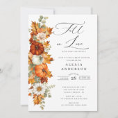 Herfst in liefde Baby shower Kaart (Voorkant)