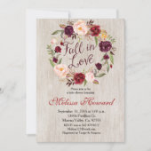 Herfst in liefde Baby shower Kaart (Voorkant)