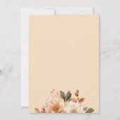 Herfst in Liefde Baby shower Teddy Bear Herfst Her Kaart (Achterkant)