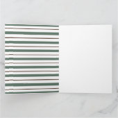 Herfst in liefde, Blauwe Pompoen, Bloemen Vrijgeze Kaart (Binnen)