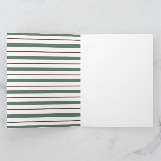 Herfst in liefde, Blauwe Pompoen, Bloemen Vrijgeze Kaart (Binnen)