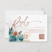 Herfst in Liefde Blauwgroen Verbrand Sinaasappel B (Voorkant)